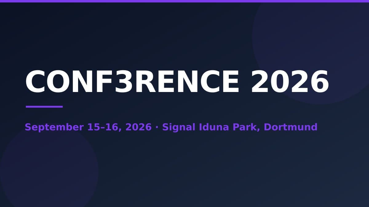 CONF3RENCE 2026